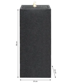 Dehner Polyethylen-Solarbrunnen Glonn, ca. H90 cm