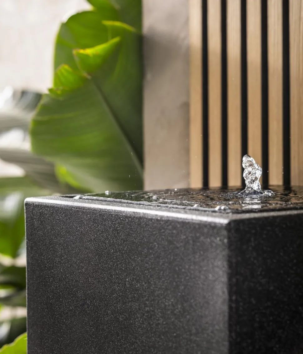 Dehner Polyethylen-Solarbrunnen Glonn, ca. H90 cm