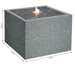 Dehner Polyethylen-Solarbrunnen Biala, ca. H32,5 cm