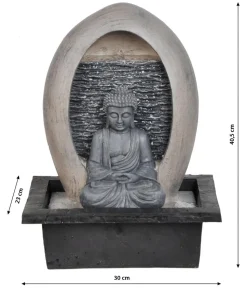 Dehner Polyresin-Zimmerbrunnen Malu