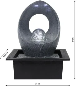 Dehner Polyresin-Zimmerbrunnen Pua
