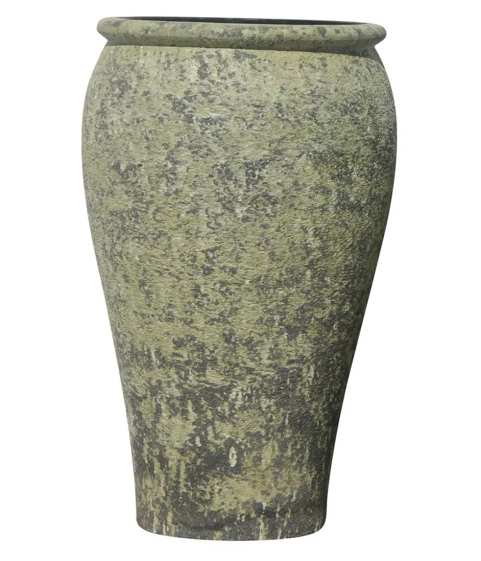 Dehner Polystone-Vase Atlantis, rund