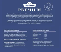 Dehner Premium Hundesnack Fleischstreifen, Entenbrust