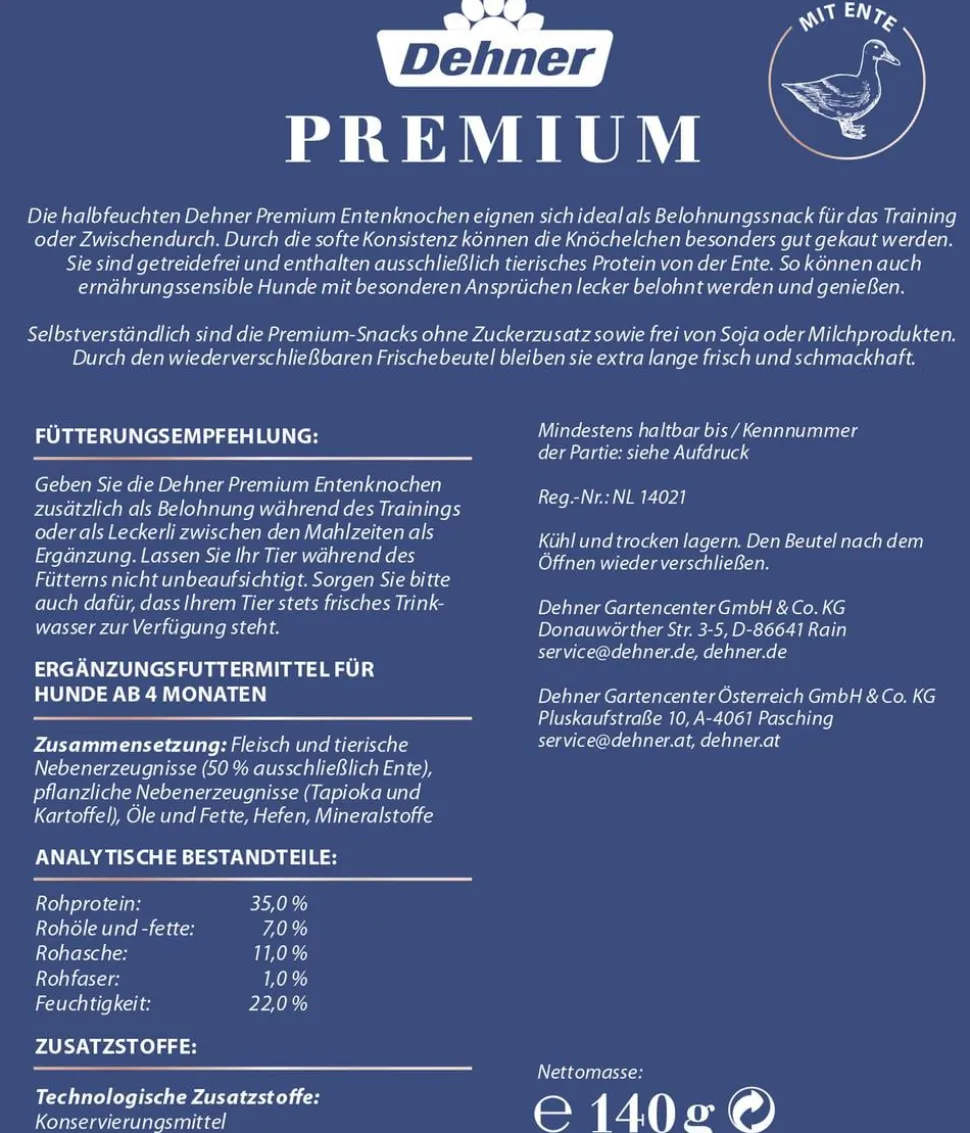 Dehner Premium Hundesnack Soft Snacks, 140 g
