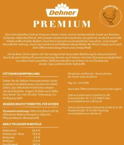 Dehner Premium Katzensnack Sticks, 50 g
