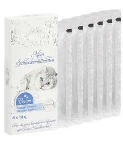 Dehner Premium Lovely Katzensnack Cream Mein Schleckermäulchen, 12 x 6 x 14 g