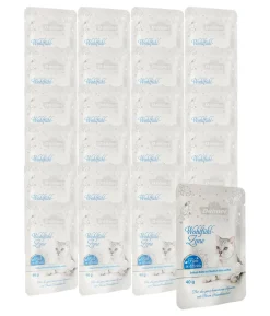 Dehner Premium Lovely Katzensnack Filets in Brühe Wohlfühl-Zone, 24 x 40 g