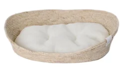 Dehner Premium Lovely Kuschelbett Tiefer Schlaf, oval