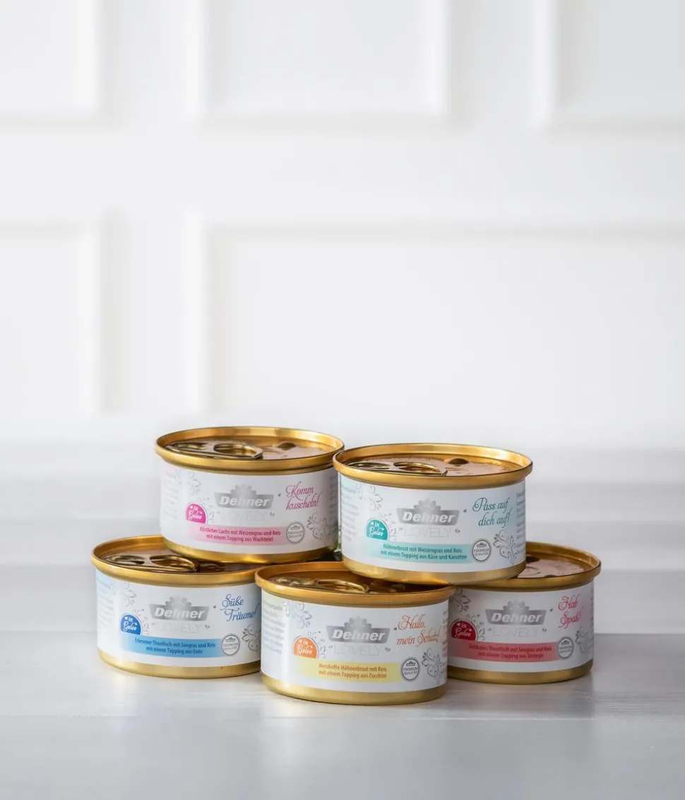 Dehner Premium Lovely Nassfutter für Katzen in Gelee Süße Träume!, 24 x 85 g