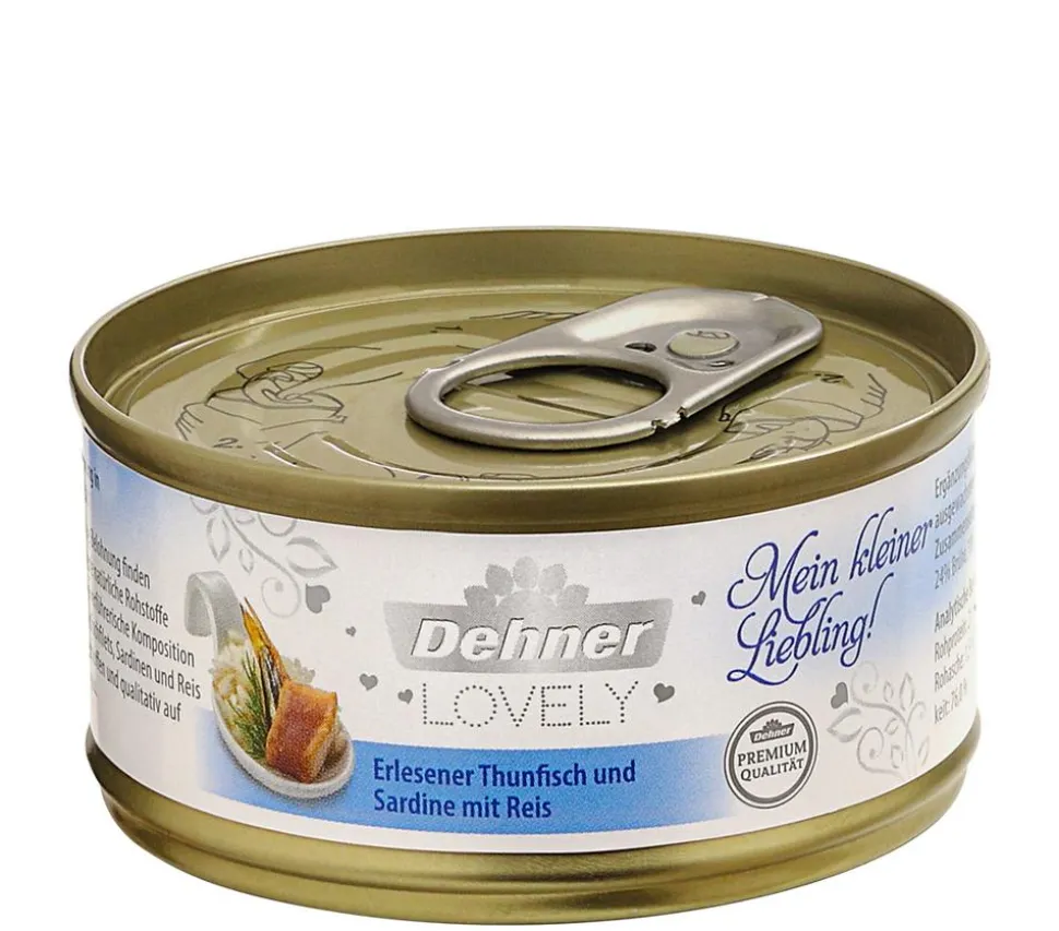 Dehner Premium Lovely Nassfutter für Katzen Willst du schmusen?, 24 x 70 g
