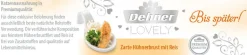 Dehner Premium Lovely Nassfutter für Katzen Bis später!, 24 x 70 g