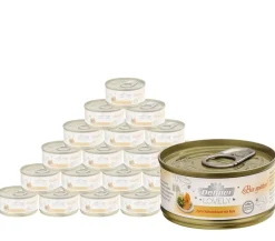 Dehner Premium Lovely Nassfutter für Katzen Bis später!, 24 x 70 g