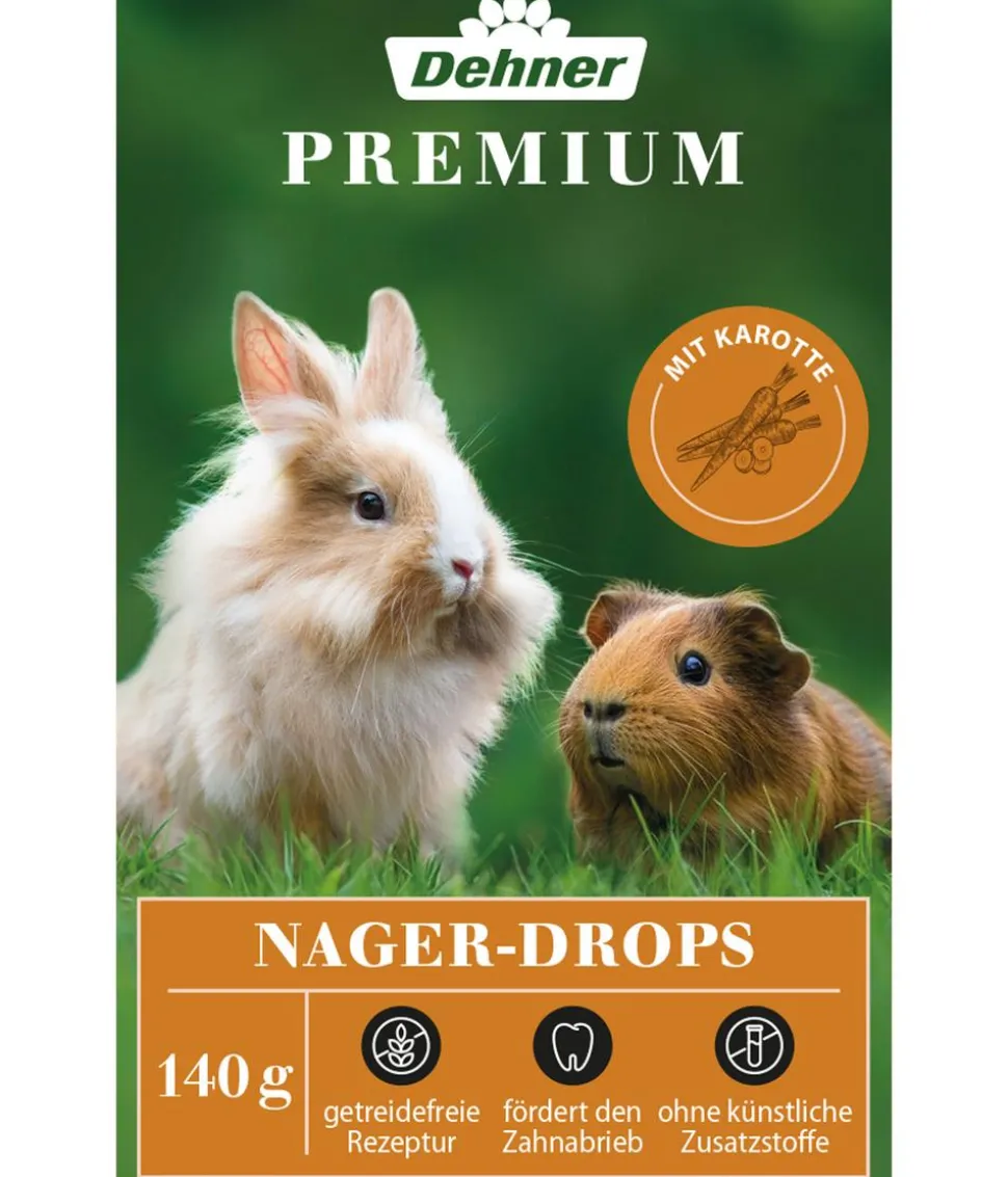 Dehner Premium Nager-Drops, 3 x 140 g