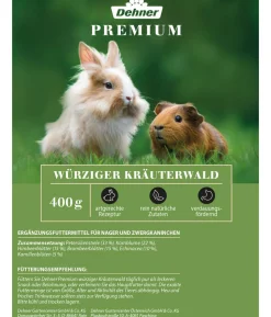 Dehner Premium Nagersnack Würziger Kräuterwald, 400 g