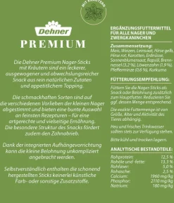 Dehner Premium Nager-Sticks, 3 x 150 g