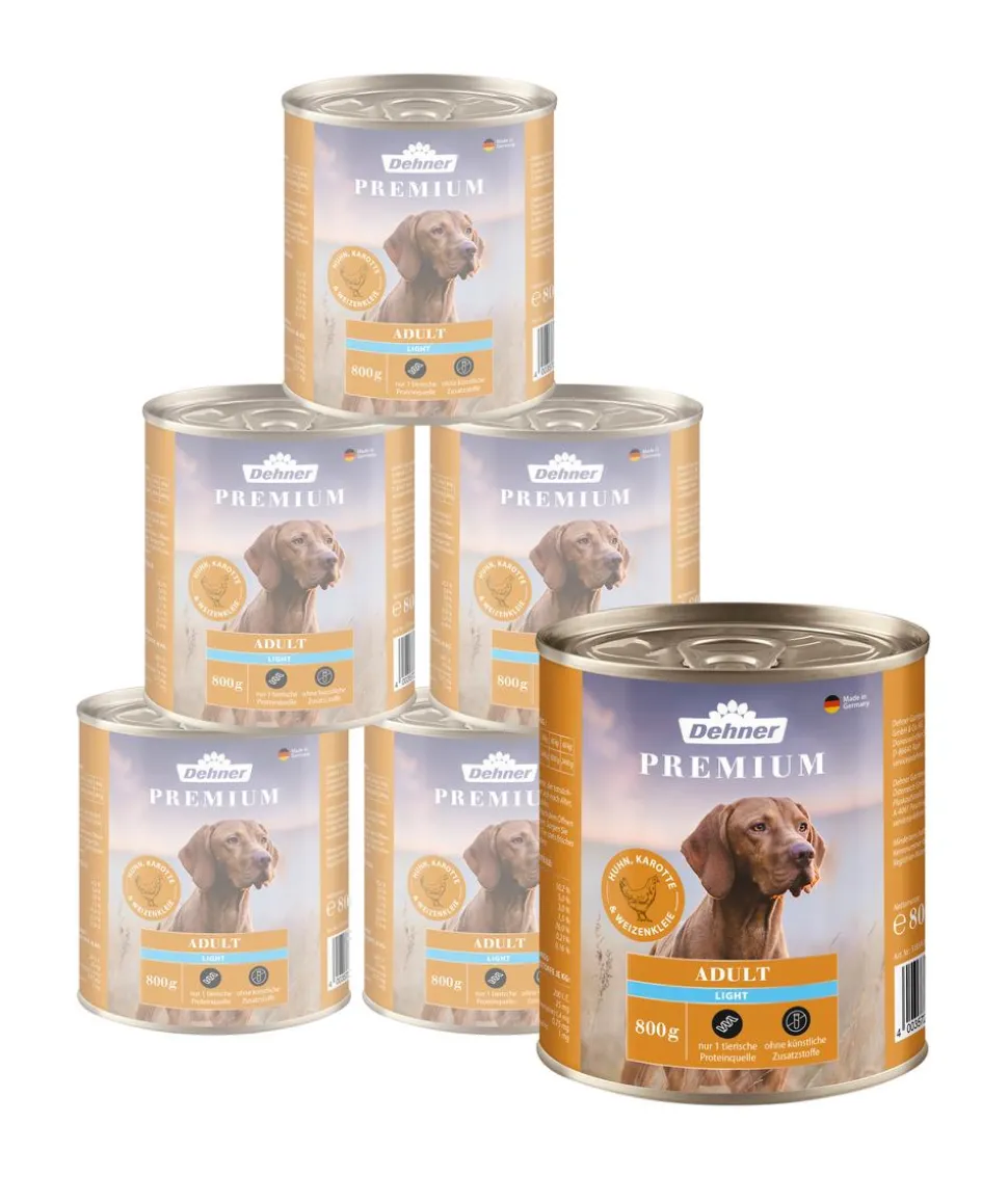Dehner Premium Nassfutter für Hunde Adult Light