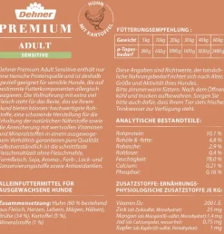 Dehner Premium Nassfutter für Hunde Adult Sensitive