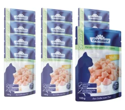 Dehner Premium Nassfutter für Katzen Sensitive, 12 x 100 g