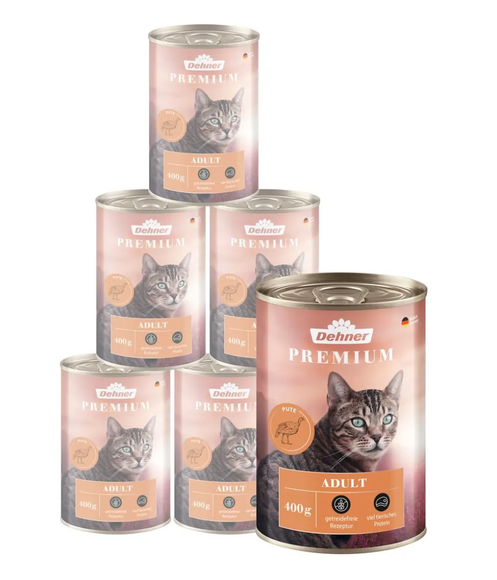 Dehner Premium Nassfutter für Katzen Adult