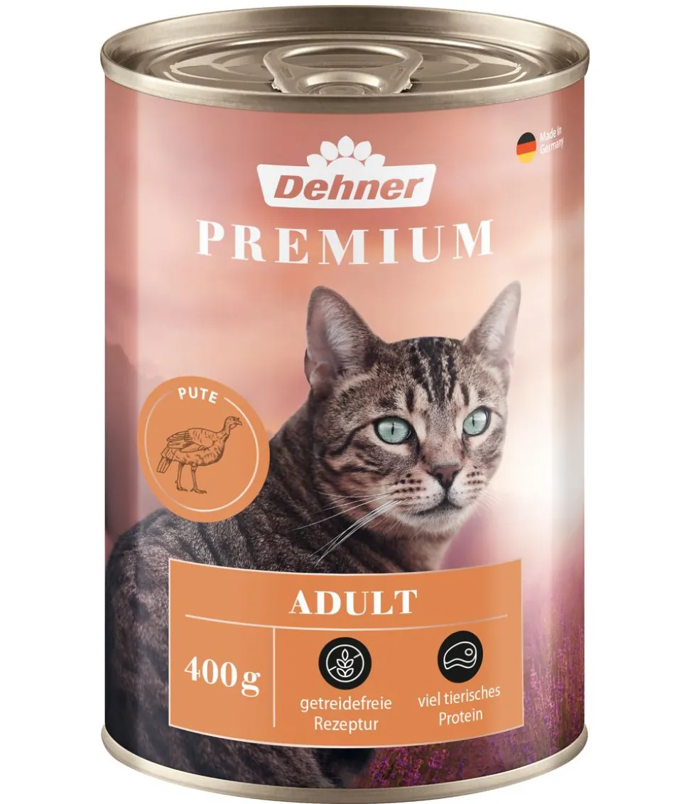 Dehner Premium Nassfutter für Katzen Adult