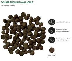 Dehner Premium Trockenfutter für Hunde Maxi Adult, Rind & Kartoffel