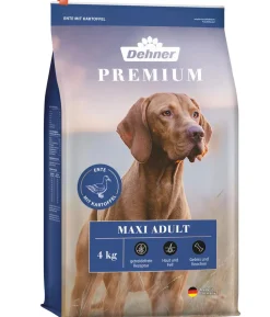 Dehner Premium Trockenfutter für Hunde Maxi Adult, Ente & Kartoffel