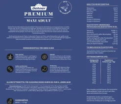 Dehner Premium Trockenfutter für Hunde Mini Adult, Rind & Kartoffel