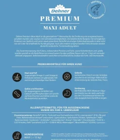 Dehner Premium Trockenfutter für Hunde Maxi Adult, Rind & Kartoffel