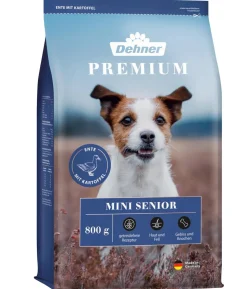 Dehner Premium Trockenfutter für Hunde Mini Senior, Ente mit Kartoffel