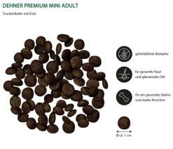 Dehner Premium Trockenfutter für Hunde Mini Adult, Ente & Kartoffel