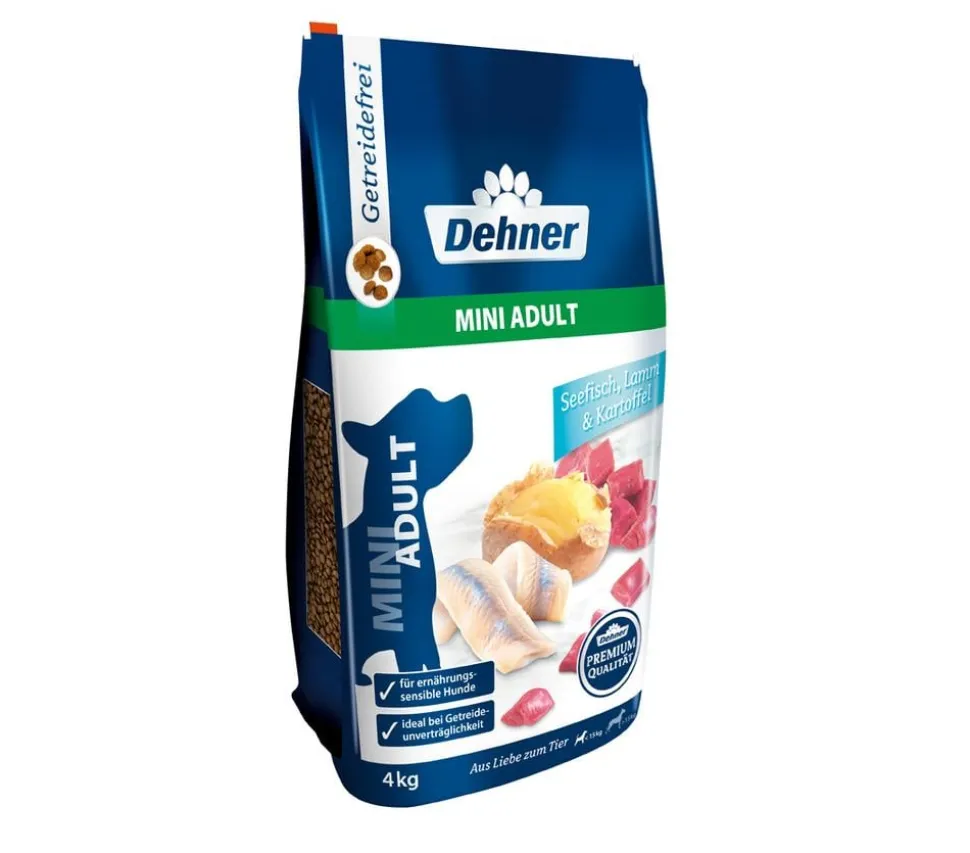 Dehner Premium Trockenfutter für Hunde Mini Adult, Seefisch