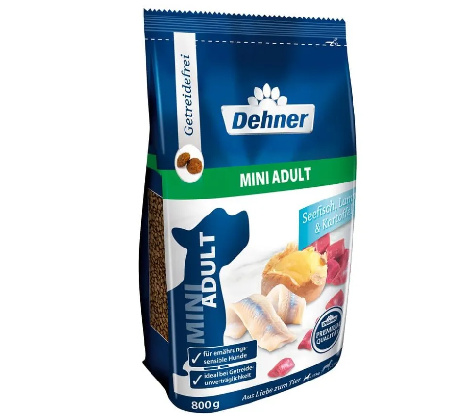 Dehner Premium Trockenfutter für Hunde Mini Adult, Seefisch