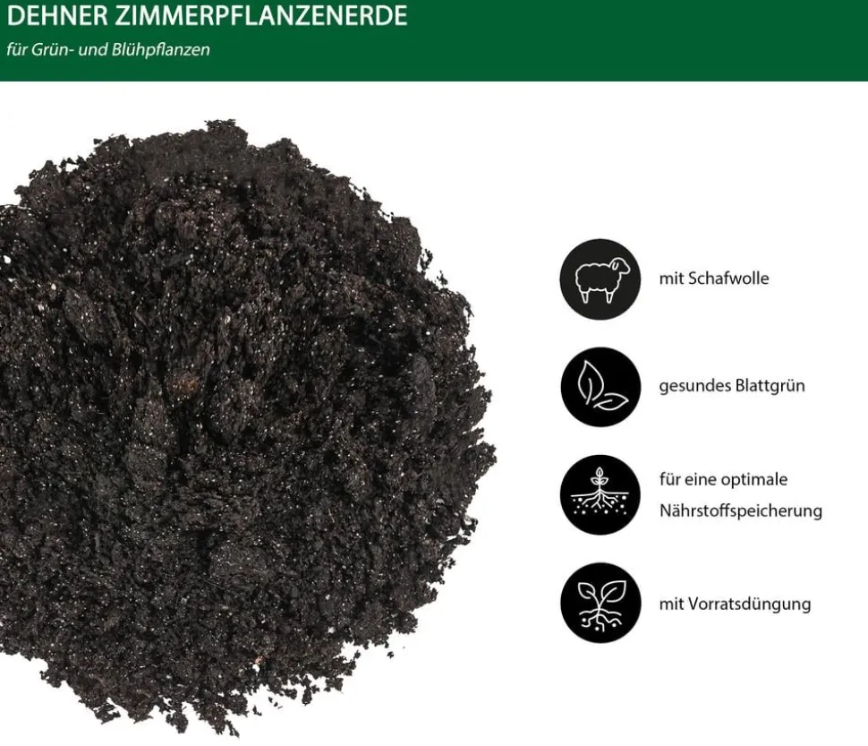 Dehner Premium Zimmerpflanzenerde, 10 l