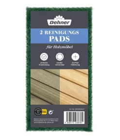 Dehner Reinigungspads für Holzmöbel, 2 Stk.