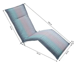 Dehner Relaxauflage Trentino, ca. B50/H4/T168 cm