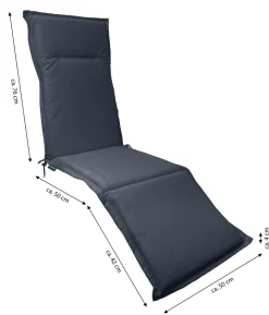 Dehner Relaxauflage Veneto, ca. B50/H4/T168 cm