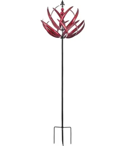 Dehner Riesen Windrad, rot, ca. Ø68,6/H231 cm