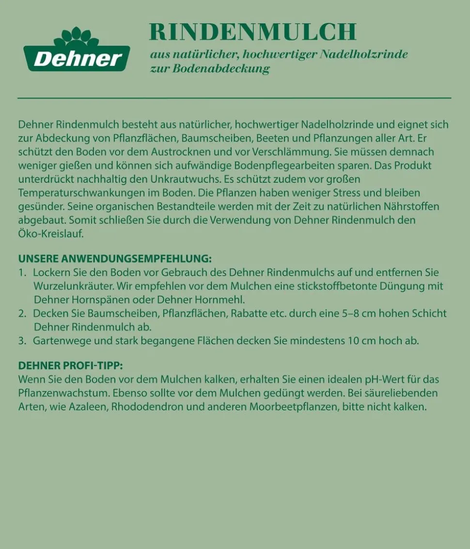 Dehner Rindenmulch fein, 60 l