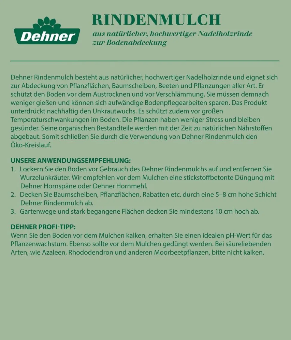 Dehner Rindenmulch grob, 50 l