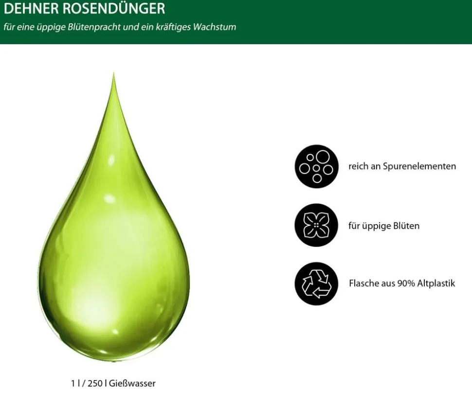 Dehner Rosen-Dünger, flüssig, 1 l