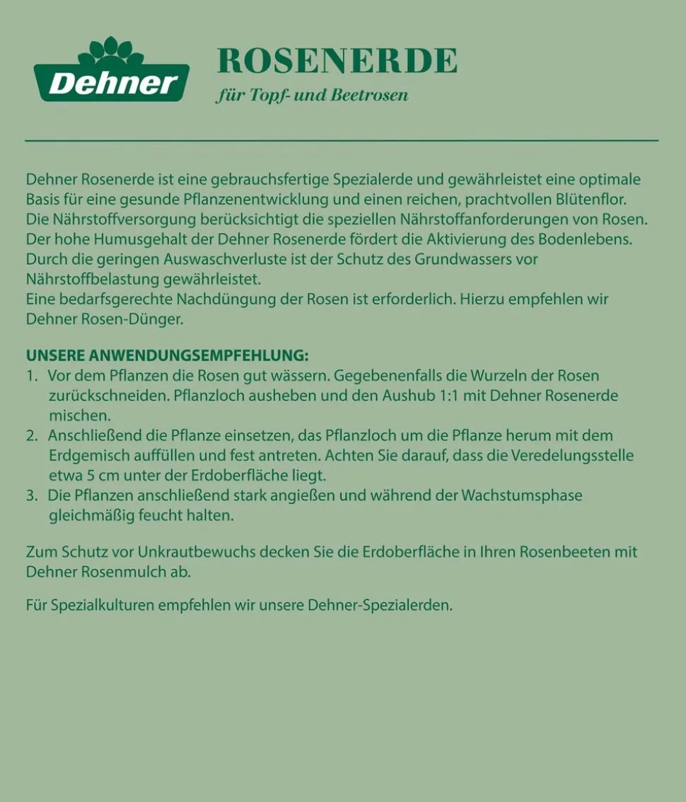 Dehner Rosenerde, 57 x 40 Liter