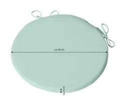 Dehner Sitzkissen Veneto, Ø40/H4 cm
