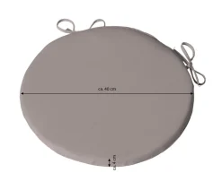 Dehner Sitzkissen Veneto, Ø40/H4 cm