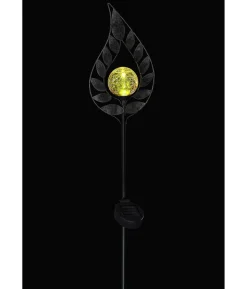 Dehner Solar-Dekostab Arian, ca. H130 cm, metallic-braun/orange