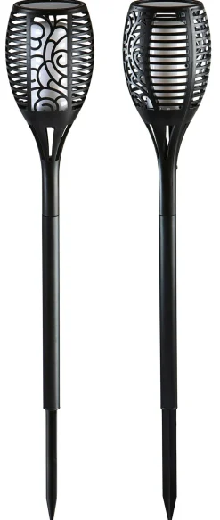 Dehner Solar-Flammenfackel Jumbo, ca. Ø12/H75 cm