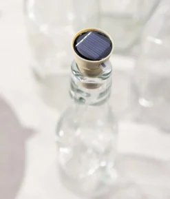 Dehner Solar-Flaschenbeleuchtung, 4 Stück