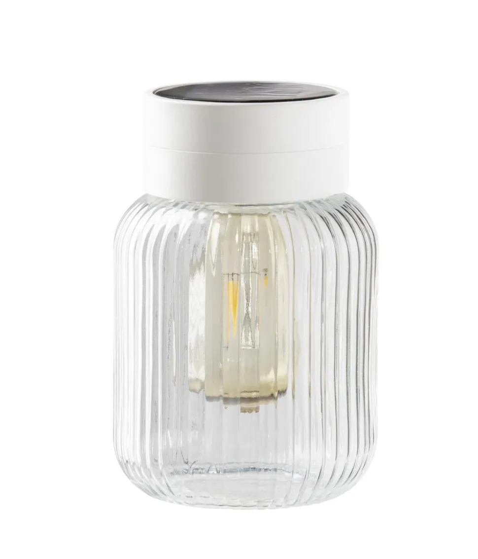 Dehner Solar-Glas Rania, ca. Ø13/H20 cm