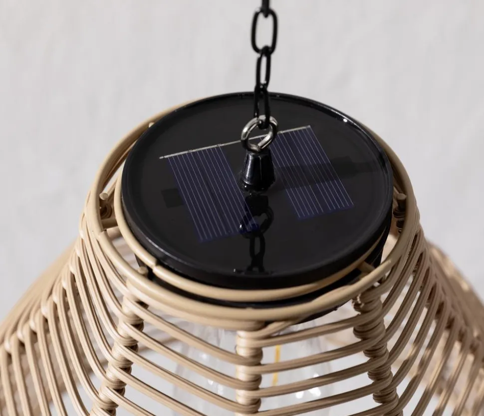 Dehner Solar-Hängelampe Mila, ca. Ø26/H22 cm