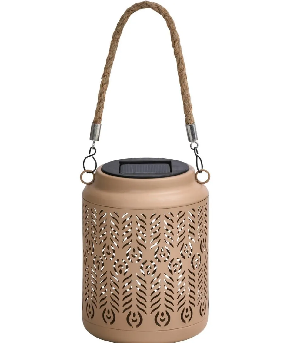 Dehner Solar-Laterne Chiara, beige