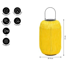 Dehner Solar-Laterne Kira, ca. Ø19/H31 cm